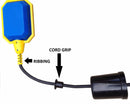 Float Switch for Sump Pump - Water Level Sensor with Honeywell Microswitch and Adjustable Tether Length for Ground Water Bilge Pump and Water Tank – Non-Corrosive PP Casing, Rated to 13 Amps - Sump Alarm