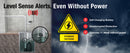 Level Sense Sump Pump Failure Alarm with 15 Foot Float, High Water Alarm for Sump Pump Sounds a Piercing 120 dB Siren - Self-Charging LiPo Battery Powers the Sump Alarm During Outages for up to 1 Week - Sump Alarm