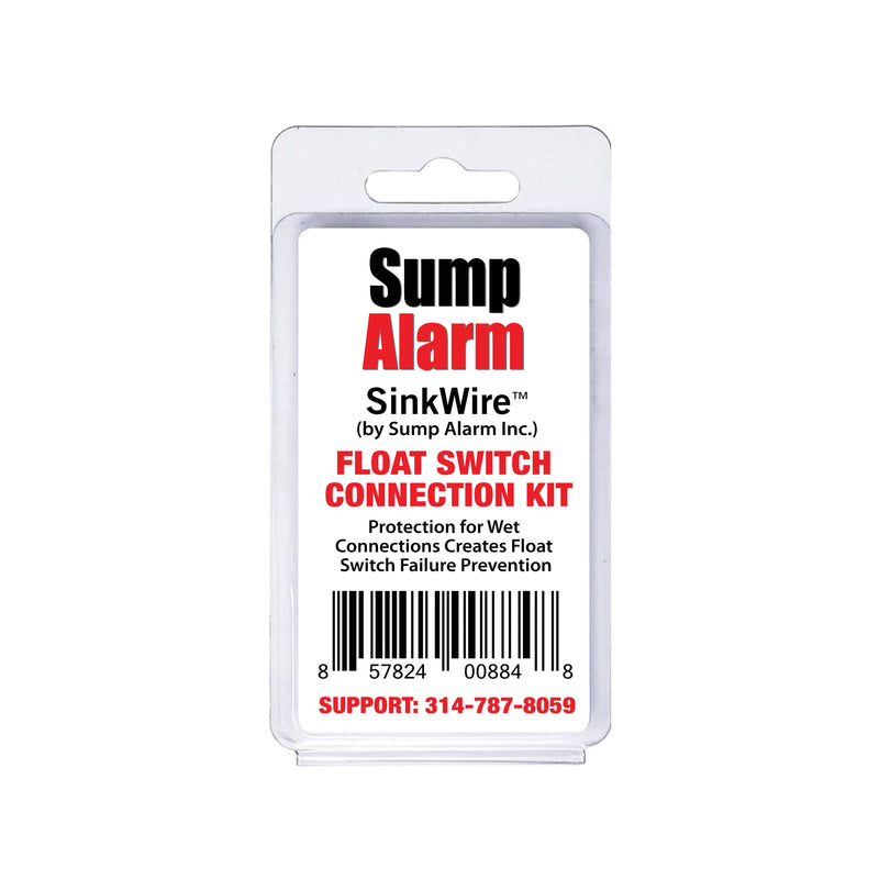 "SinkWire" Float Switch Connection Kit: Stop Premature Float Switch Failure - Sump Alarm