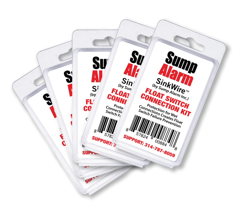 "SinkWire" Float Switch Connection Kit: Stop Premature Float Switch Failure - Sump Alarm