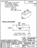 Ingram FL-120V 120VAC Solid-State Flashers - 5 Pack
