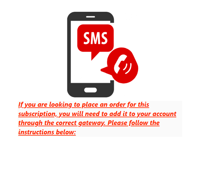 Unlimited Text  + Voice Messages (Annual) - Sump Alarm