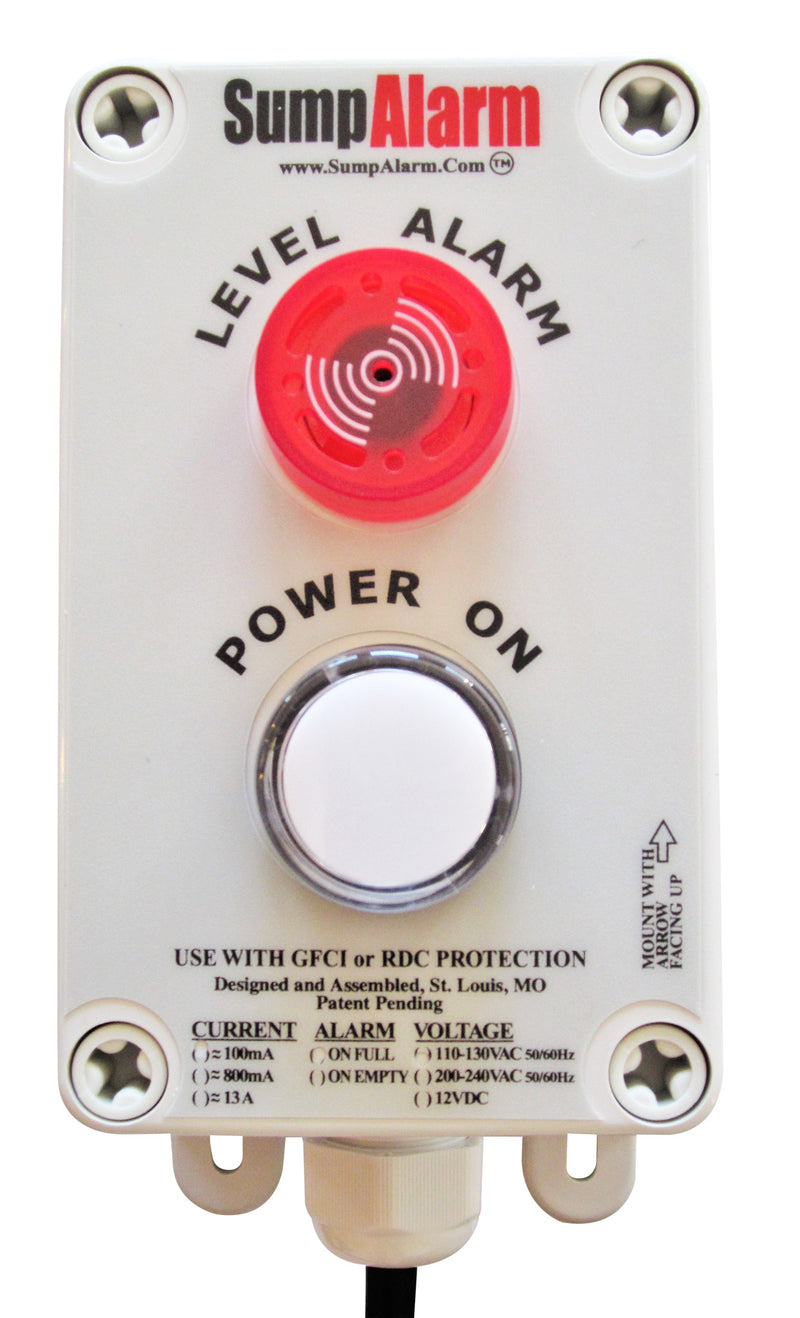 Sump Alarm "2L" Low Level Tank Alarm with Power Indicator - Sump Alarm